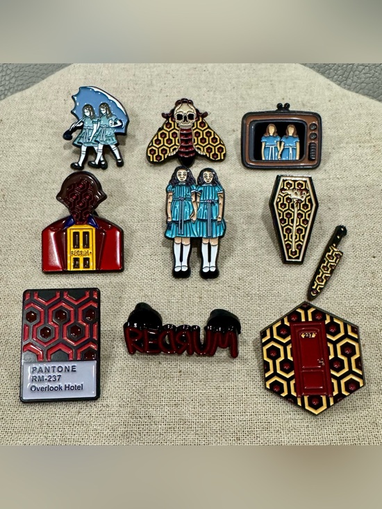 Jewelry - The Shining Overlook Hotel Themed Enamel Pins